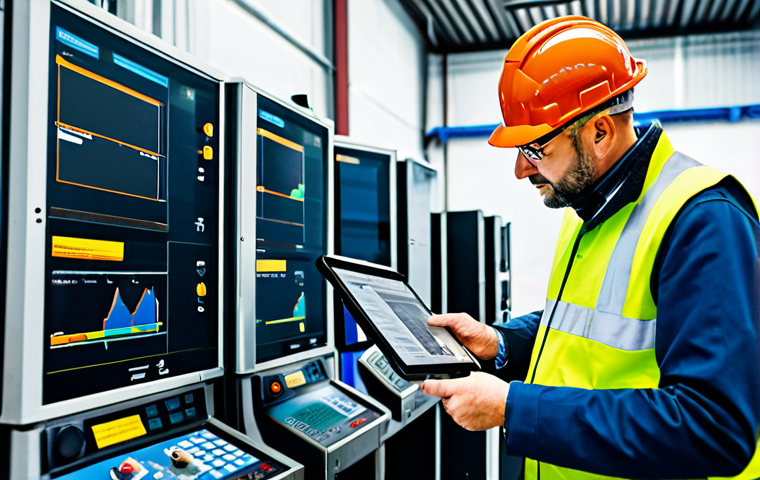 **
"A fully clothed maintenance engineer in professional attire, inspecting machinery in a modern factory setting. He's using diagnostic tools, with data displayed on a tablet in his hand. The scene should emphasize problem-solving and technical expertise. safe for work, appropriate content, perfect anatomy, natural proportions, professional, modest, family-friendly"
**